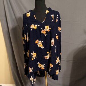 BLU PEPPER Blouse Size 3X